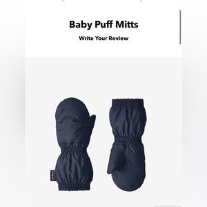 Patagonia Baby Puff Mitts | NWOT 0-3 Mo